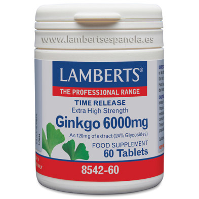 Ginkgo biloba 6000mg 60comp