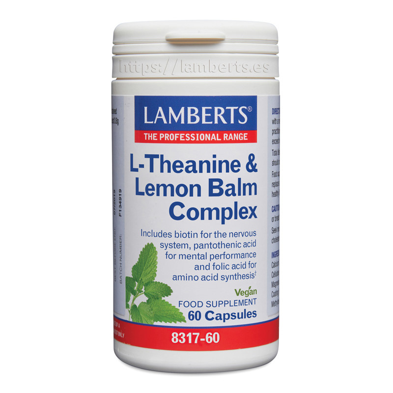 L-Theanine Y Balsamo Limon 60comp