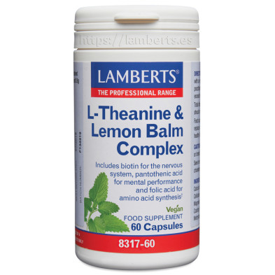 L-Theanine Y Balsamo Limon 60comp