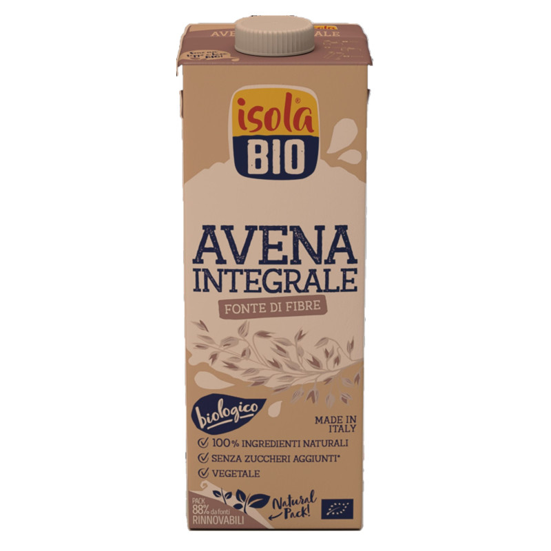 Bebida De Avena Integral Bio 1l - Isola