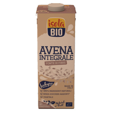 Bebida De Avena Integral Bio 1l - Isola