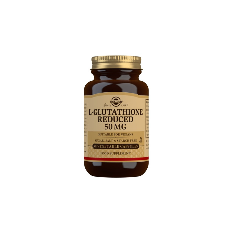 L-Glutation 50mg 30cap Vegetales