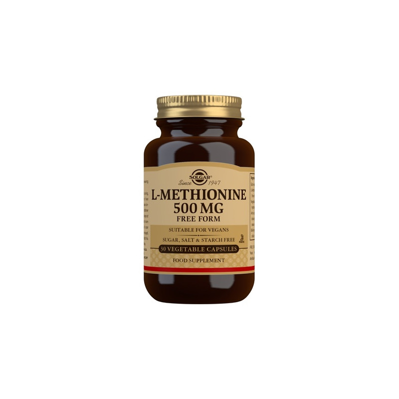 L-Metionina 500mg 30cap Vegetales