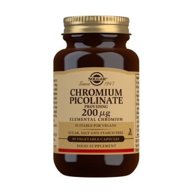 Picolinato De Cromo 200ug 90cap Vegetales Picolinato De Cromo 200ug 90cap Vegetales