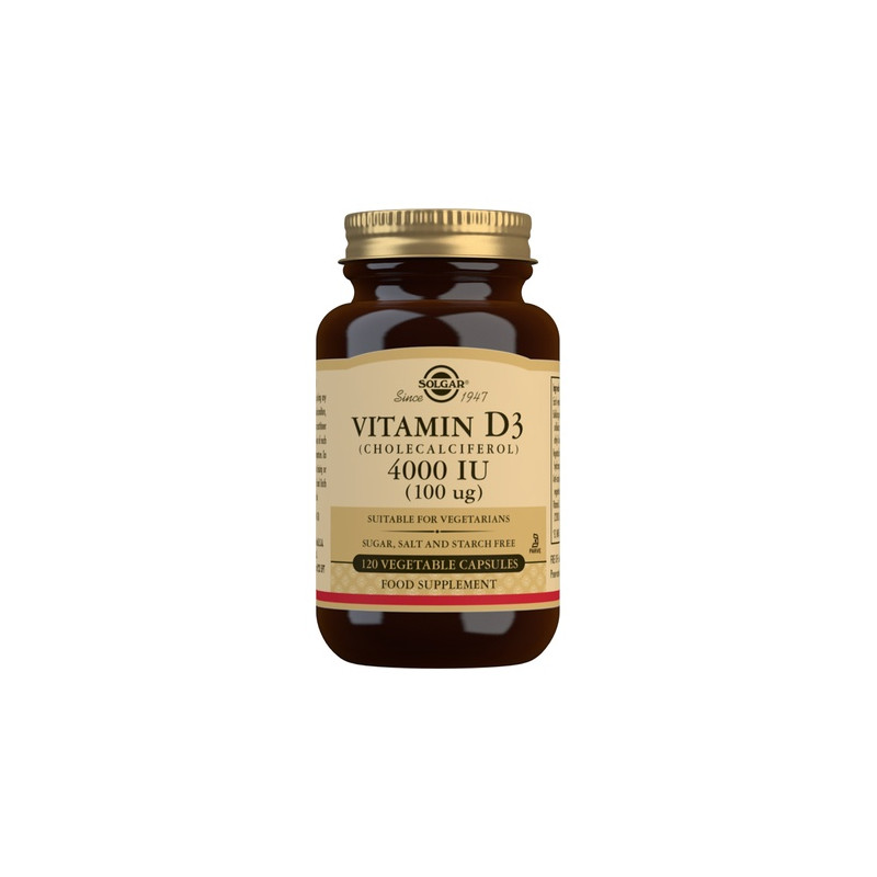 Vitamina D3 4000ui 120cap Vegetales