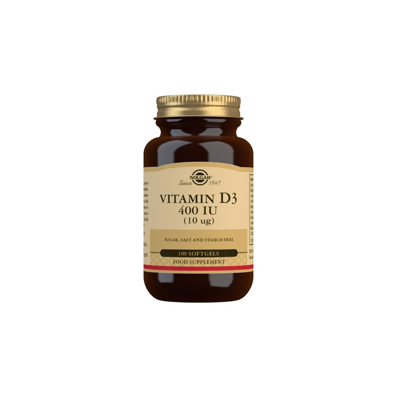 Vitamina D3 400ui 100cap Blandas