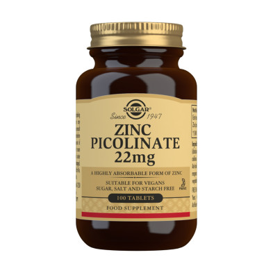 Zinc Picolinato 22mg 100comp