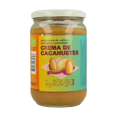 Crema Cacahuete Monki Bio 650g