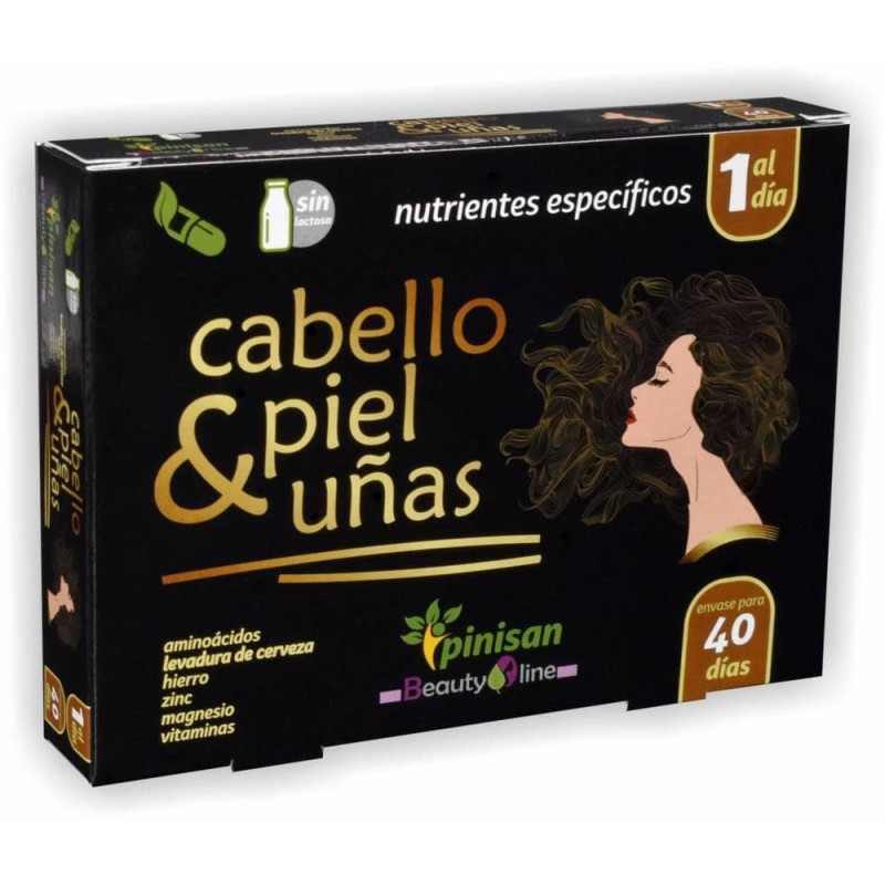 Cabello Piel Uñas 40cap