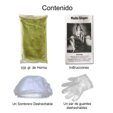 Henna Castaño Medio Polvo 100g