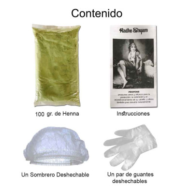 Henna Castaño Medio Polvo 100g