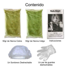 Henna Castaño Oscuro Profundo Tratamiento Polvo 100g