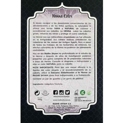 Henna Indigo Polvo 100g