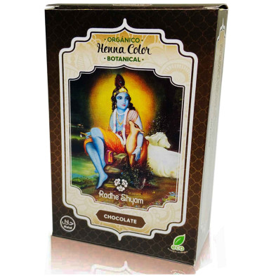 Henna Radhe Botanical Chocolate Polvo - Radhe Shyam