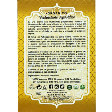 Tratamiento Ayurvedico Ashwagandha Polvo
