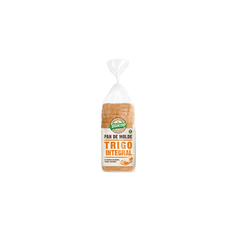 Pan Molde Blando Trigo Integral 400g - Biocop