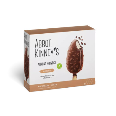 Helado Almendras Chocolate Bio 3x80ml - Abbot Kinney's