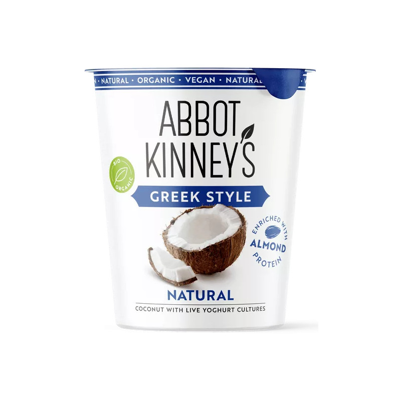 Yogur Coco Estilo Griego Bio 350g 6ud - Abbot Kinney`S