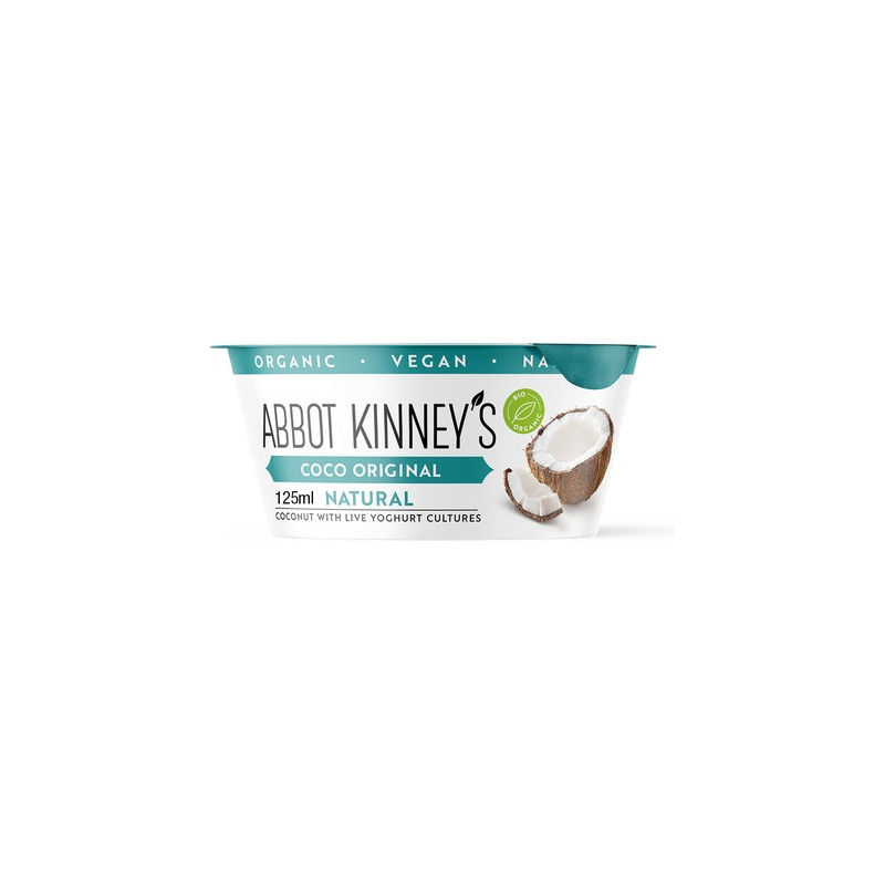 Yogur Coco Natural Bio 125ml 6ud - Abbot Kinney`S