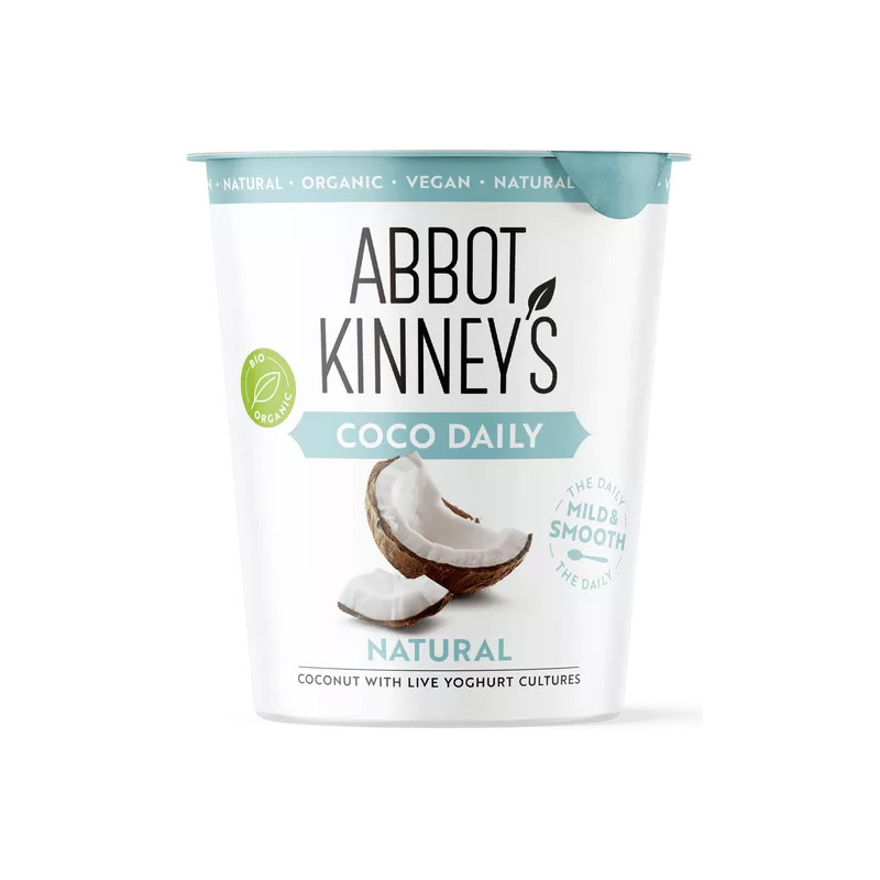 Yogur Coco Natural Daily  Deligth Bio 350g 6ud - Abbot Kinney`S