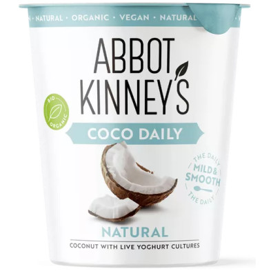 Yogur Coco Natural Daily  Deligth Bio 350g 6ud - Abbot Kinney`S