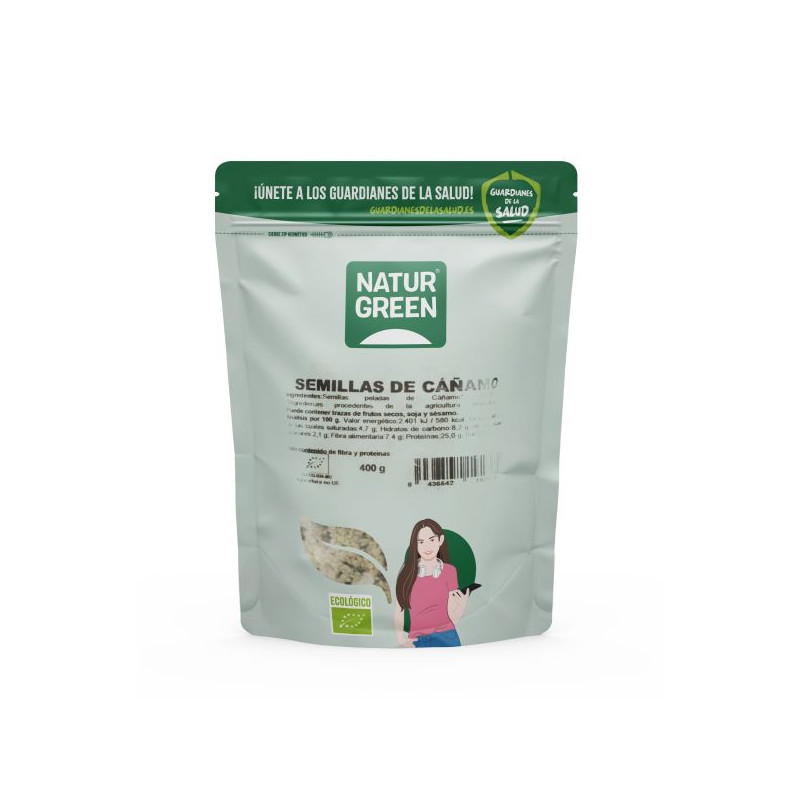 Semillas De Cañamo Bio 400 Grs - Naturgreen