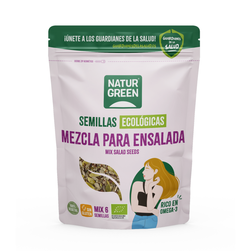 Mezcla 6 Semillas Ensalada Bio 225g - Naturgreen