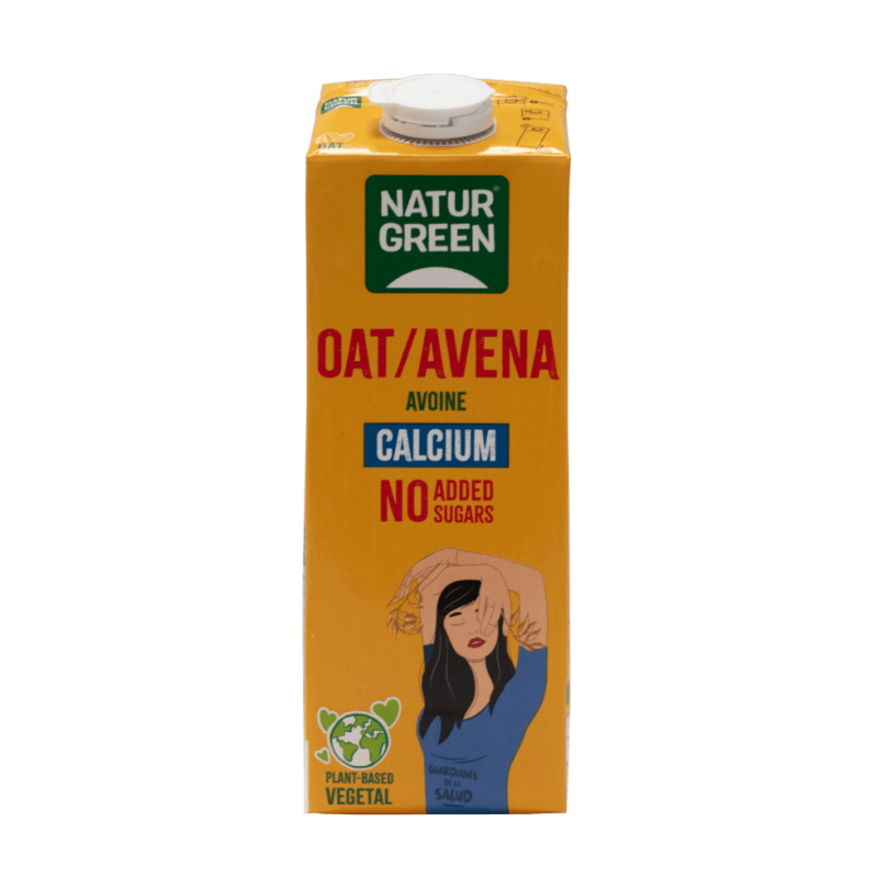 Bebida Avena Calcium S/A 1l - Naturgreen