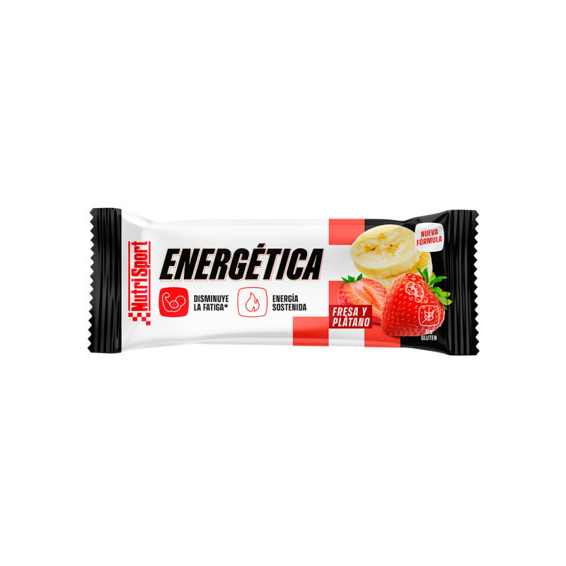 Barrita Energetica Fresa-Platano 24ud - Nutrisport