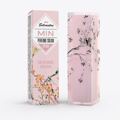 Perfume Solido Stick Min-Rosa - Silvestre