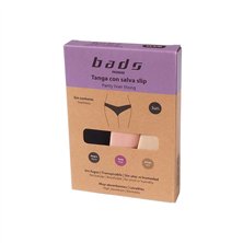 Tanga Con Salva Slip 3Ud Talla XS/S/M - Bads