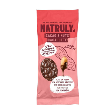 Cacao&Nuts Chocolate Con Leche 50G - Natruly Cacao&Nuts Chocolate Con Leche 50G - Natruly