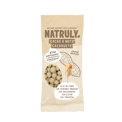 Cacao&Nuts Chocolate Blanco 50G - Natruly Cacao&Nuts Chocolate Blanco 50G - Natruly