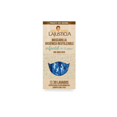 Mascarilla Higiénica Reutilizable Niño (6-12): Protección y Sostenibilidad Mascarilla Higiénica Reutilizable Niño (6-12): Protección y Sostenibilidad
