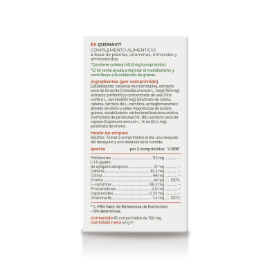 Quemavit 60Comp - Soria Natural