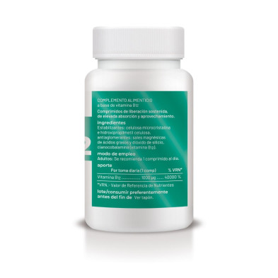 Vitamina B12 Liberacion Sostenida 60Comp - Soria Natural