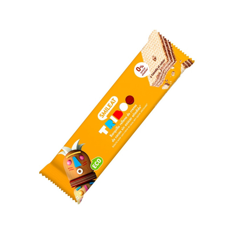 Barrita Rellena Recubierta Cacao Eco 40G - Smileat