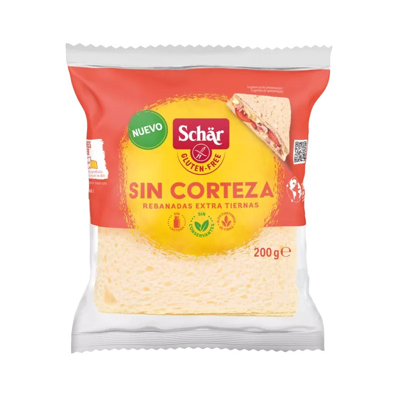 Pan Molde Sin Corteza Tramezzino - Schar Pan Molde Sin Corteza Tramezzino - Schar