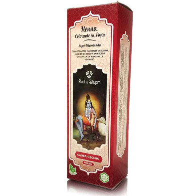 Henna Caoba Super Oscuro Pasta - Radhe Shyam