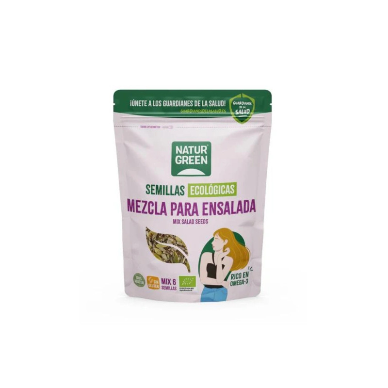 Mezcla 6 Semillas Ensalada Bio 200 - Naturgreen Mezcla 6 Semillas Ensalada Bio 200 - Naturgreen