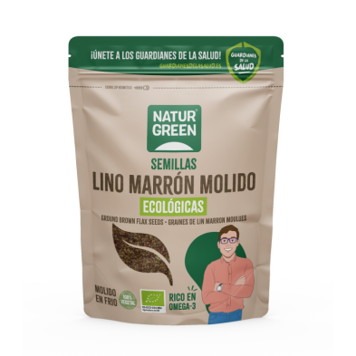 Lino Marron Bio 225G - Naturgreen Lino Marron Bio 225G - Naturgreen