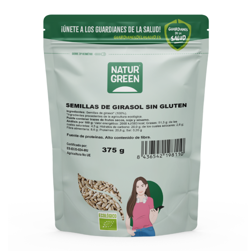 Semillas De Girasol Bio 3755G - Naturgreen Semillas De Girasol Bio 3755G - Naturgreen