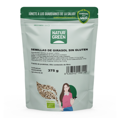 Semillas De Girasol Bio 3755G - Naturgreen Semillas De Girasol Bio 3755G - Naturgreen