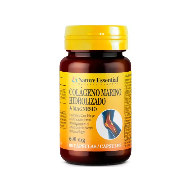 Colageno Marino+ Magnesio 600Mg 60Cap - Nature Essential