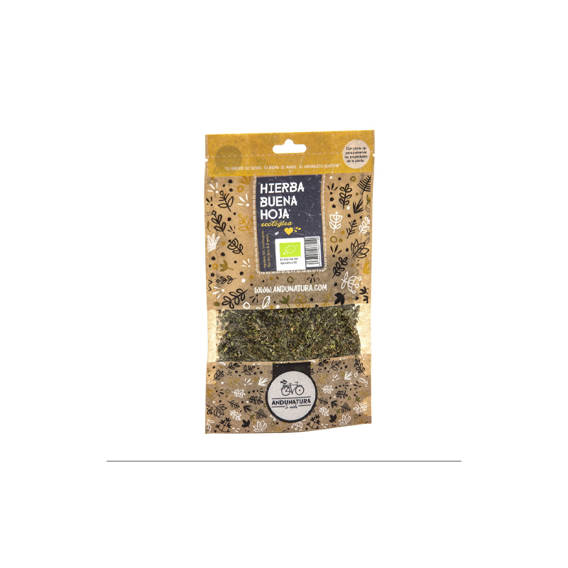 Hierbabuena Hojas Bolsa Kraft Eco 15G - Andunatura
