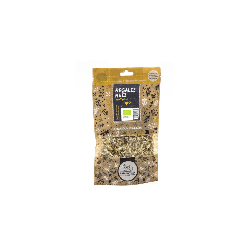 Regaliz Raiz Bolsa Kraft Eco 70G - Andunatura