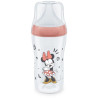 Biberon PM PP Silicona 0-6m M Mickey 260ml Rojo - Nuk