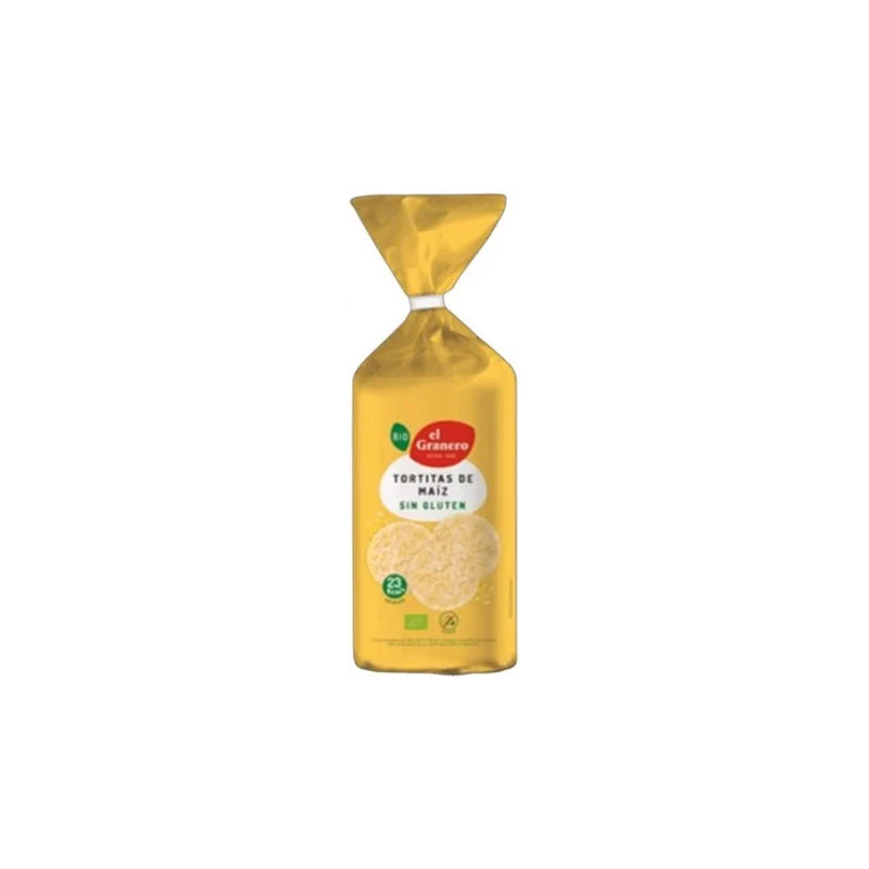 Tortitas Maiz Sin Gluten Bio 130g - El Granero Tortitas Maiz Sin Gluten Bio 130g - El Granero
