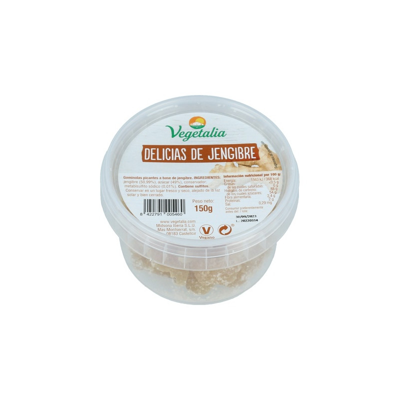Delicias Jengibre 150g Delicias Jengibre 150g