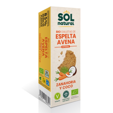Galletas Espelta-Avena Zanahoria Coco 175g
